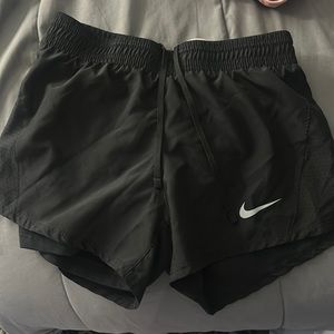 black nike shorts